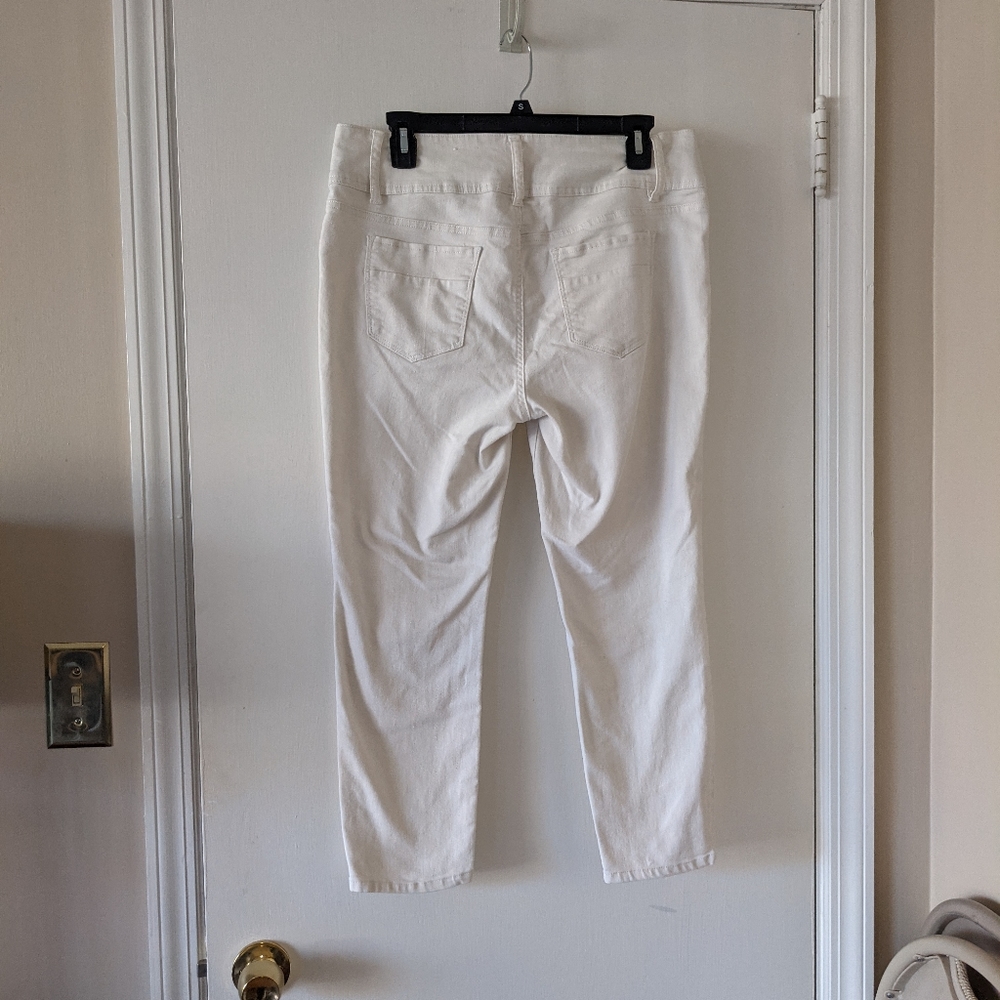 Highwaisted ankle cropped jean jeggings - Picture 4 of 4